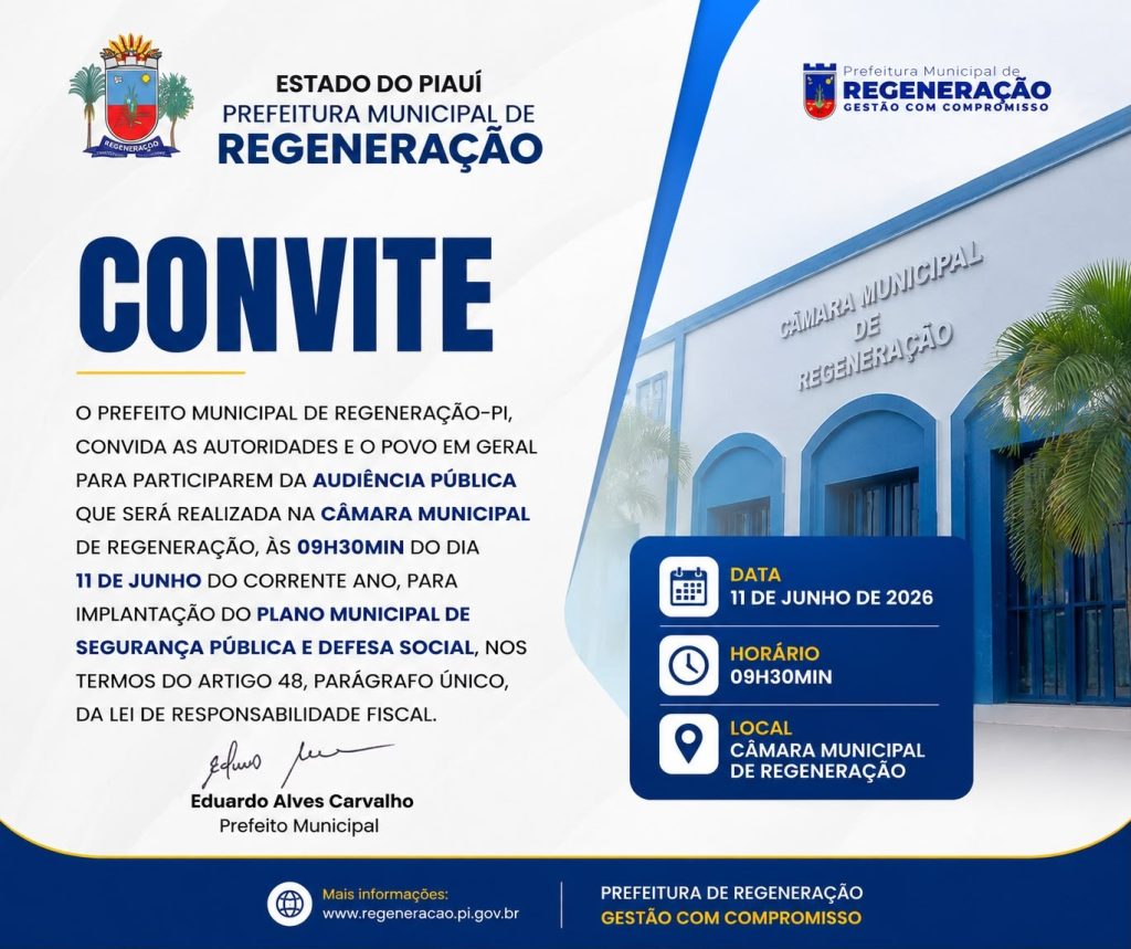 Convite para Audiência Pública