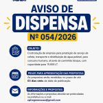 AVISO DE DISPENSA Nº 054/2026