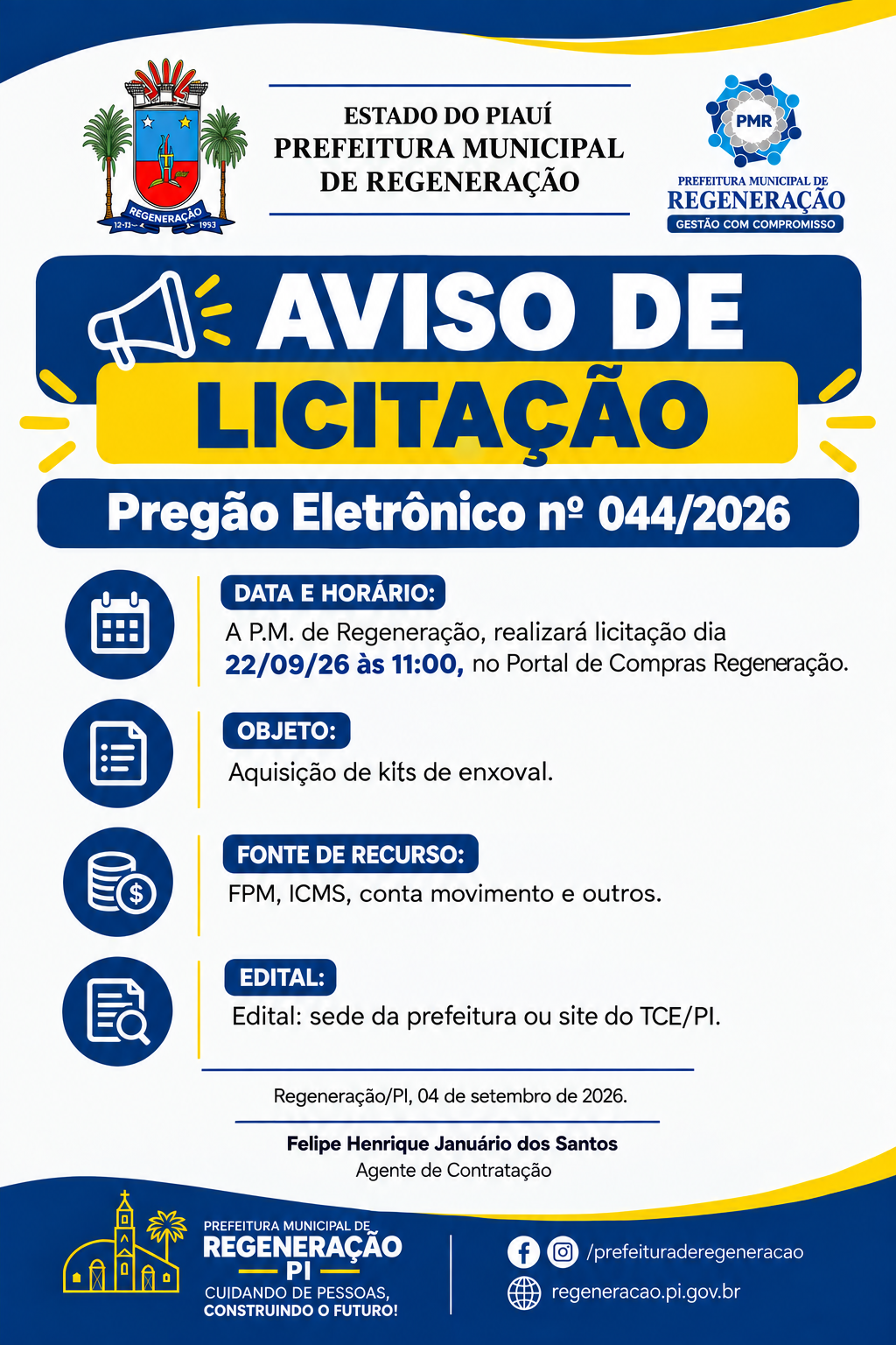AVISO DE LICITAÇÃO