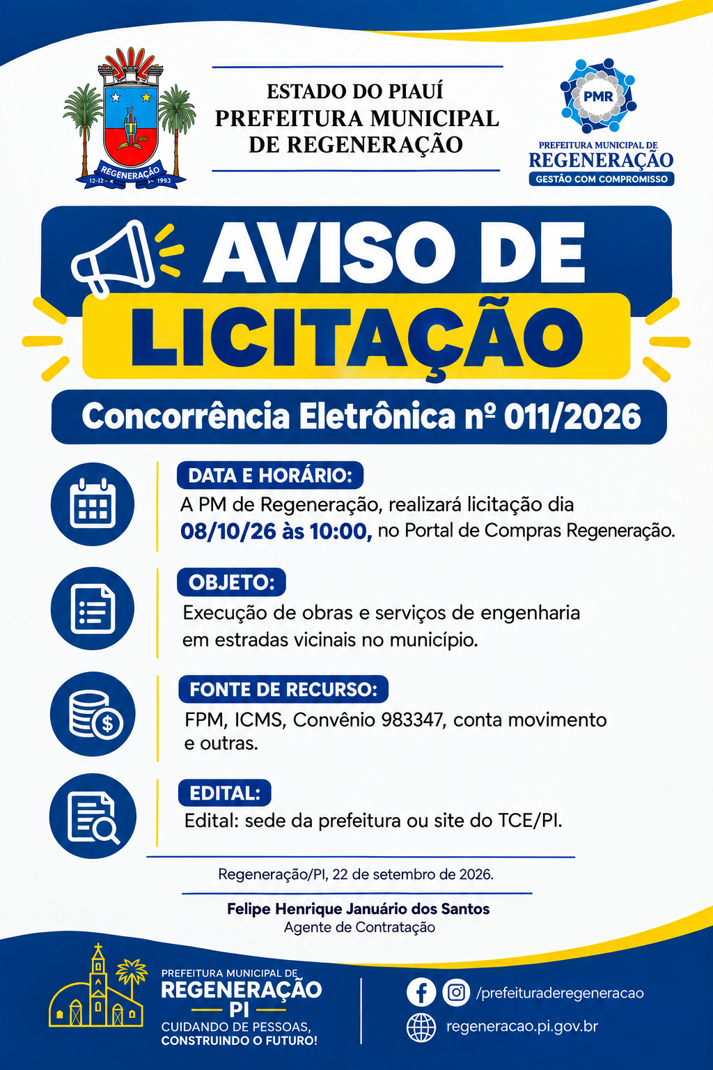 AVISO DE LICITAÇÃO