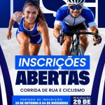 INSCRIÇÕES ABERTAS PARA A CORRIDA DE RUA E O CICLISMO DO 6º FESTIVAL ESPORTIVO REGENERENSE
