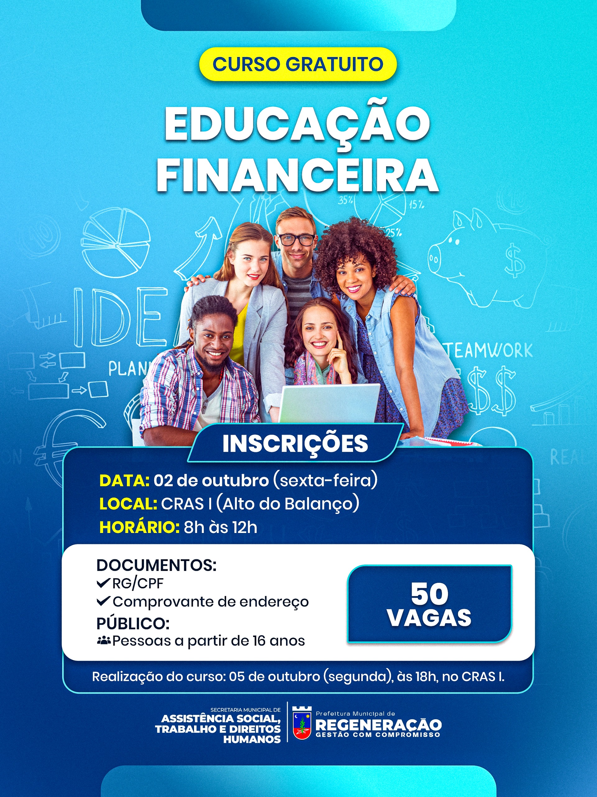 Curso gratuito de Educação Financeira