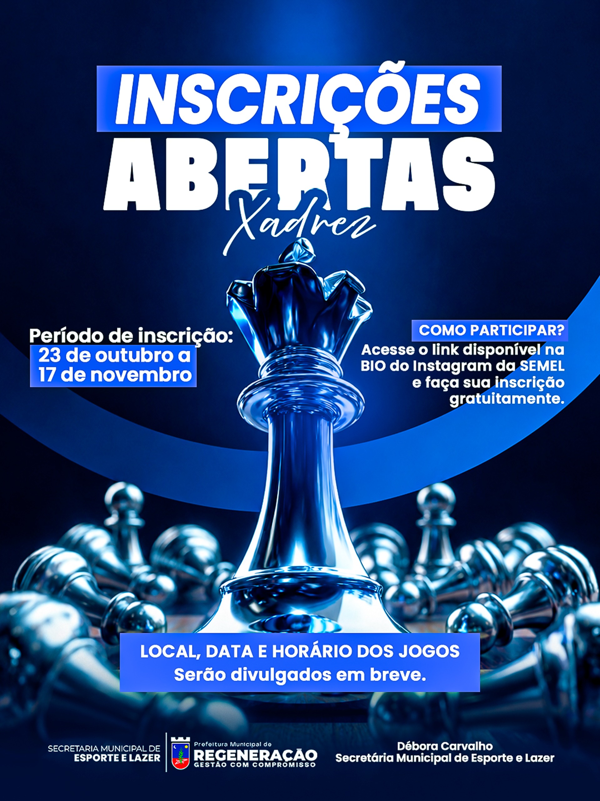 NOVIDADE NO SEXTO FESTIVAL ESPORTIVO REGENERENSE!